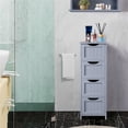 thumbnail image 2 of Yaheetech Free-Standing Bathroom Floor Cabinet with 4 Drawers, 2 of 6