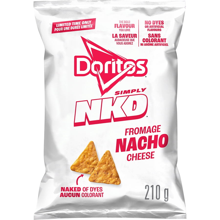 Doritos Simply NKD Nacho Cheese Flavoured Tortilla Chips.