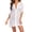 White, variant on Bellella Women Beach Cover Up Half Sleeve Shirt V Neck Swimsuit Coverup Bikini Swimwear Button Down Cardigan Blouse Ladies Beachwear White 2XL