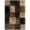 Brown, variant on Rug Branch Montage Collection Modern Geometric Runner Area Rug