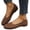 Brown, variant on SMihono Sandals Womens Summer Plus Size Women Mesh Surface Casual Shoes Shallow Mouth Easy To Wear Off Flat Shoes Comfortable Sandals Slipper On Clearance