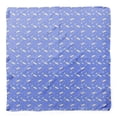 thumbnail image 4 of Bimba Blue Shell & Whale Fish Ocean Pure Silk Printed Head Bandanas Summer Neck Wrap Scarf 40 x 80 Inches, 4 of 6
