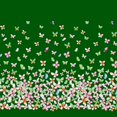 thumbnail image 1 of Soimoi Green Japan Crepe Satin Fabric Insect Panel Print Fabric by Yard 42 Inch Wide, 1 of 1