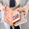 thumbnail image 1 of Wallets Women Long Card Holde Bowknot Large Capacity Lunch Box Cellphone Pocket, 1 of 5