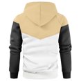 thumbnail image 3 of Yuyuzo Men Pullover Sweatshirts Long Sleeve Drawstring Hooded Sports Solid Color Patchwork Hoodies for Men, 3 of 5