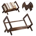 thumbnail image 1 of TASTAN Magazine Holder, Bamboo Desktop Bookshelf - Retro Tilting Magazine Holder | Sturdy Storage Rack for Books/Files | Space-Saving Office Organizer, Office Organizer, Coffee, 1 of 7