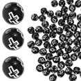 thumbnail image 4 of 500pcs Cross Pattern Beads Bracelet Necklace Acrylic DIY Bead Jewelry Material, 4 of 9