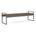 thumbnail image 1 of Gansett Reception Waiting Room Healthcare 3-Seat Bench / Charcoal Steel / Brown, 1 of 5