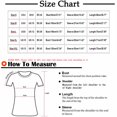 thumbnail image 3 of CEHVOM Fashion Woman V-Neck Short Sleeve Tops T-Shirt Summer Button Loose Blouse, 3 of 4