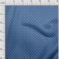 thumbnail image 3 of oneOone Rayon Medium Blue Fabric Asian Floral Block Fabric For Sewing Printed Craft Fabric By The Yard 56 Inch Wide, 3 of 5