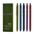 thumbnail image 1 of Meitianfacai Rollerball Gel Pens 5PCS Gel Pens With Roller Ball On Clip Pen With Roller Ball On Clip Gel Pen With Roller Ball Fidget With Refill Multicolor Color Press 10ml, 1 of 2
