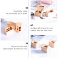 thumbnail image 3 of Miangastore Box With Lid Mini Design Khaki Wood 3Pack 1.69X1.34X1.02in, 3 of 8