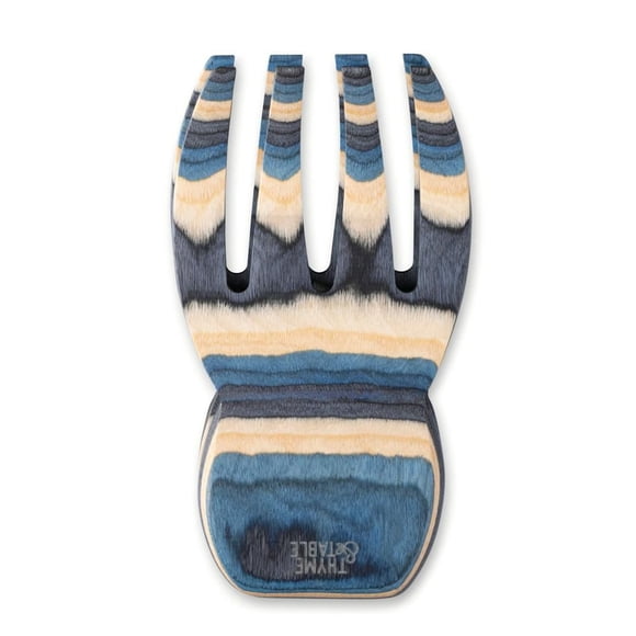 Thyme & Table 2-Piece Pakka Wood Salad Hand Set, Blue
