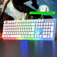 thumbnail image 4 of Dvkptbk Gaming Keyboard And Mouse And Mouse Pad And Gaming Headset, Wired Led Rgb Backlight Bundle for Pc Gamers And Xbox And Ps4 Users - 4 In 1,Gifts for Kids, 4 of 8