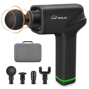 Gun de massage sans fil avec tissu profond, Snailax Gun de massage pour les athlètes pour soulager la douleur, cadeaux