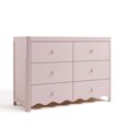 thumbnail image 1 of Storkcraft Casablanca Commode 6 tiroirs, Rose poudré, 1 of 10