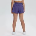 thumbnail image 4 of VSSSJ Kids Athletic Shorts Drawstring Waist Zipper Pocket Breathable Quick-Drying Summer Running Active Shorts Purple 70, 4 of 6