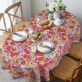 thumbnail image 4 of Modern Oval Tablecloth for Oval Table Waterproof Table Cloths for Dining Room Indoor Outdoor Home Decorative Table Cloth-60x84in, 4 of 5