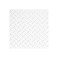 thumbnail image 1 of Fasade 12" x 12" Diamond Plate Gloss White Wall Panel Sample, 1 of 1