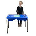 thumbnail image 2 of Children's Factory Neptune Sensory Table Basin-Blue-24 H, Double Basin-24 H, Blue, 2 of 3