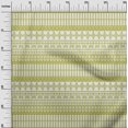 thumbnail image 2 of oneOone Polyester Lycra Lime Green Fabric Geometric Tribal Craft Projects Decor Fabric Printed By The Yard 56 Inch Wide, 2 of 4