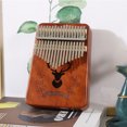 thumbnail image 2 of 17Keys Portable Thumb Piano Beginner Instrument Kalimba Finger Piano Mbira Small Musical Toys, 2 of 9