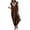 Coffee, variant on EQWLJWE Summer Saving Clearance ! Women's Large Casual Solid Lace V-Neck Spliced Short Sleeve Silk Dress Pullover Dress Dresses For Women 2023