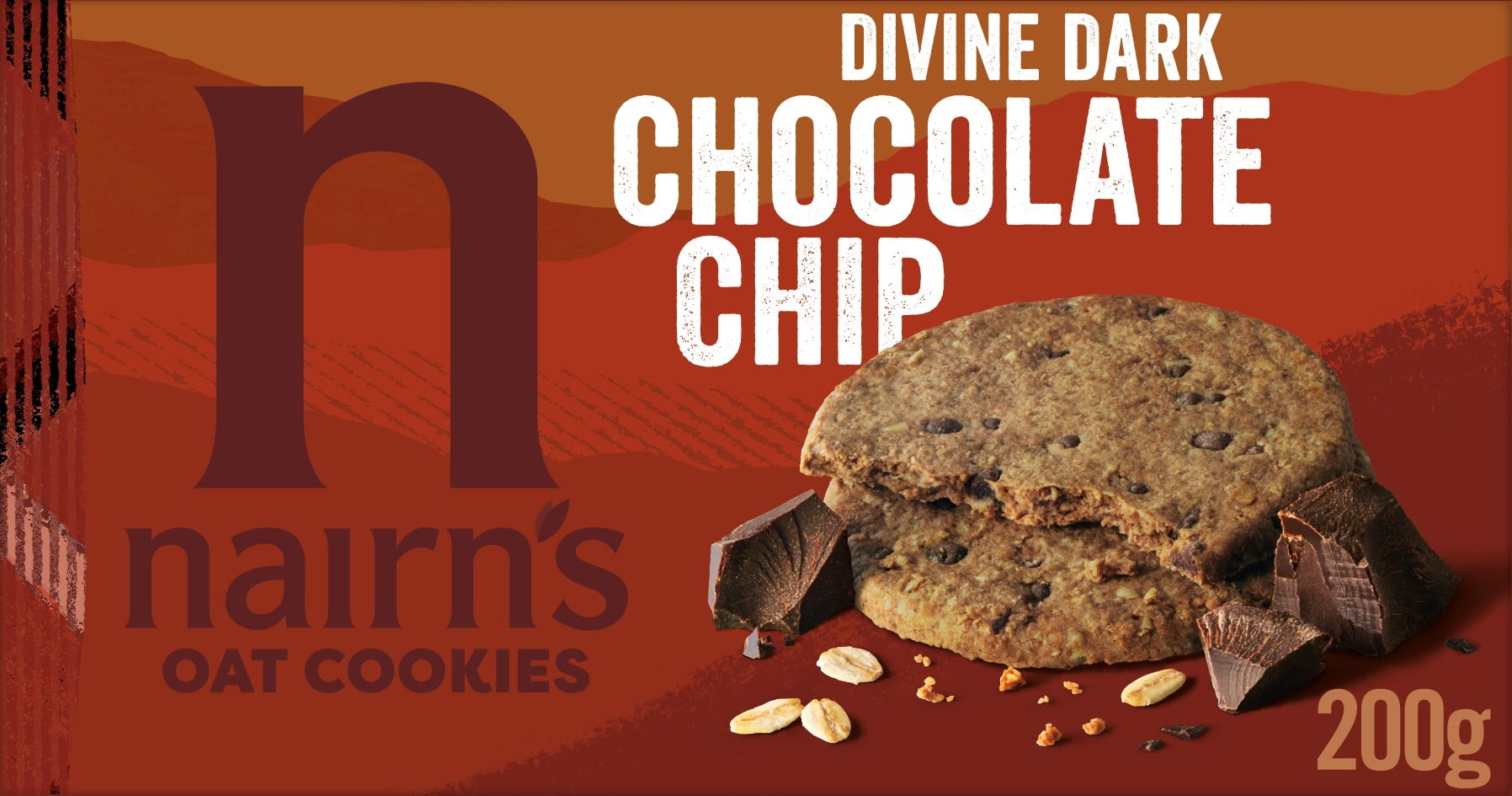 Dark Chocolate Oat Cookies