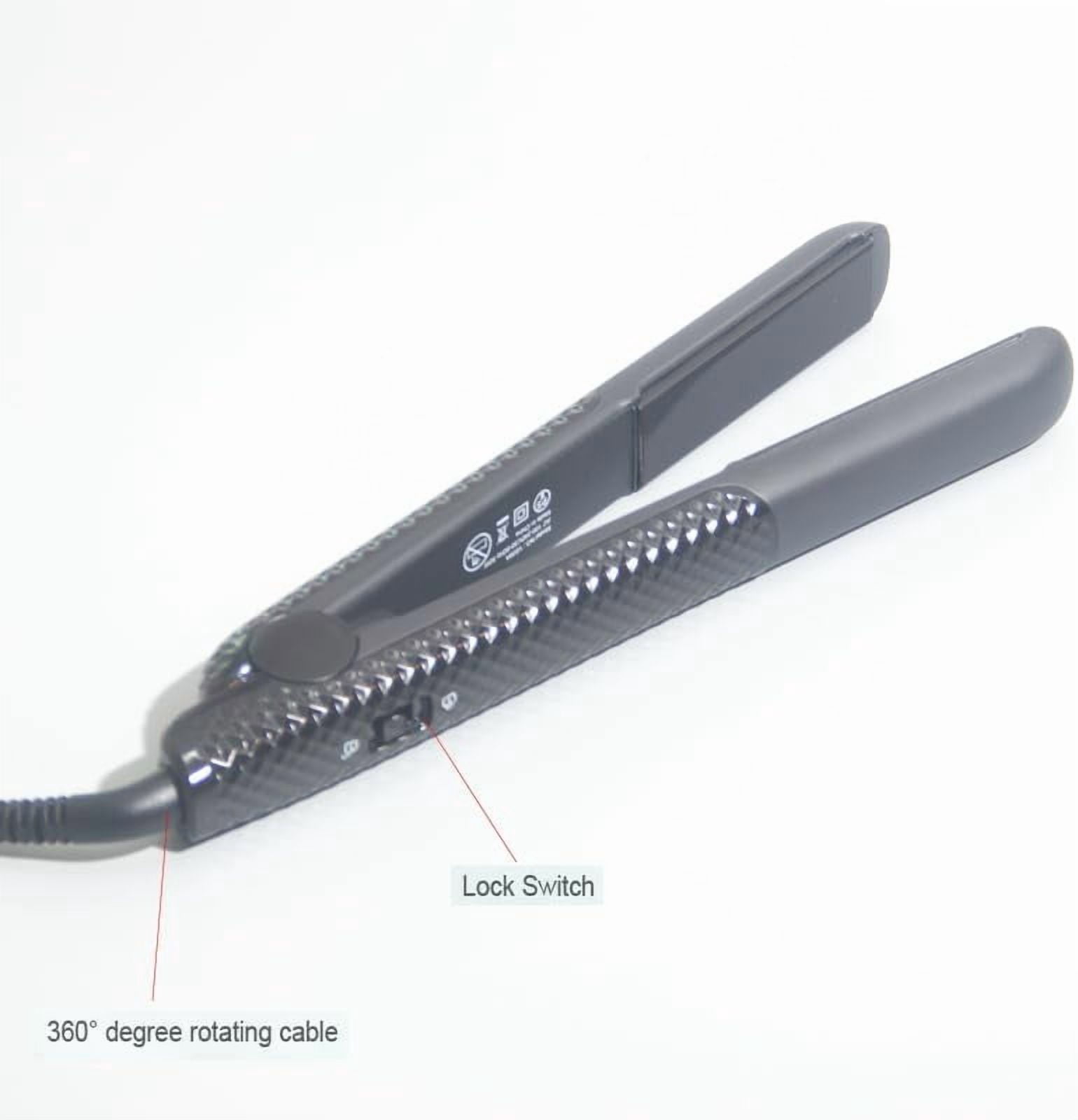 Hair Straightener & Hair Iron with Ceramic Plate and Rubber Design Professional Power Button