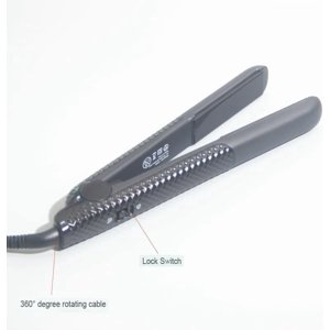 Hair Straightener & Hair Iron with Ceramic Plate and Rubber Design Professional Power Button