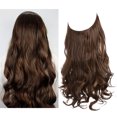 thumbnail image 5 of 1pcs Extensions de Cheveux Longs Bouclés Ondulés, Perruque Réglable Extension de Cheveux Longs Ondulés Perruque Synthétique Mise à Niveau dans les Postiches Extensions de Cheveux Invisibles Fil Noir, 5 of 5