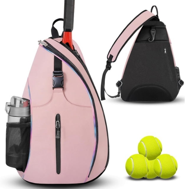 Suncoda Home Storage, Organization and Storage Badminton Racket Bag for Outdoor Sports Training Singles Shoulder Tennis Bag Backpack Crossbody Bag