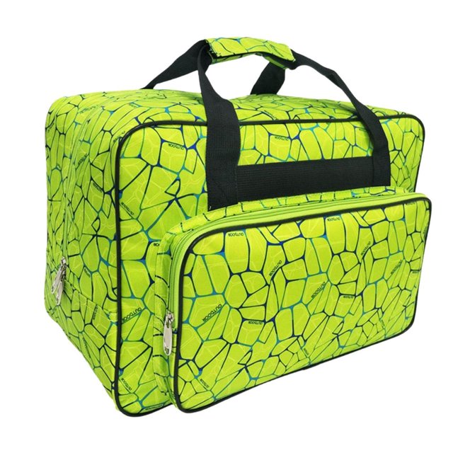 pitrice Sewing Machine Carry Bag Travel Tools Pouch Holder Large Capacity Storage Green