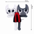 thumbnail image 4 of 22-33cm Dandy's World Plush Set: Game Character Goob, Boxten, Flower Cat & Bunny Stuffed Toy Pillow for Fans, 4 of 10