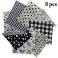 thumbnail image 5 of 8PCS Cotton Fabric Creative Pattern-Printing Craft Fabric DIY Sewing Fabric, 5 of 5