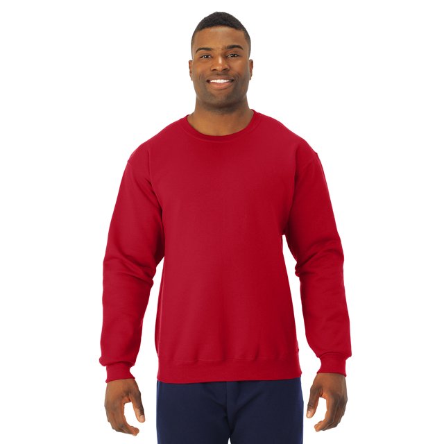 Jerzees Adult NuBlend Crew Neck Sweatshirt, 5X, True Red