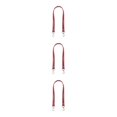 thumbnail image 3 of mmirethe Stylish Bag Strap Classic With Craftsmanship And Multi-Color Range PU Leather Winered 3Set, 3 of 6