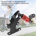 thumbnail image 4 of Tignapoo Premium Black Rear Shock Absorber with Mudguard & Turn Signal for Ninebot G30 MAX - High-Grade Steel Construction, 4 of 7