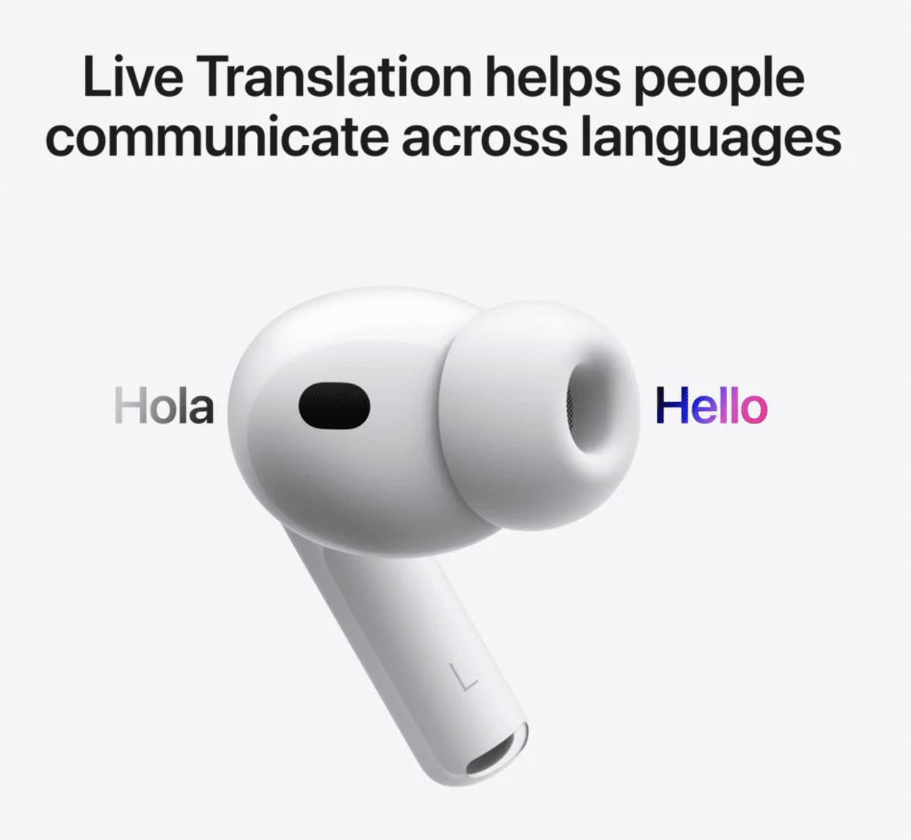 AirPods Pro 3. The world's best in-ear Active Noise Cancellation
