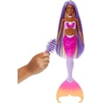 thumbnail image 3 of Barbie “Brooklyn” Mermaid Doll with Color Change Feature, Pet Dolphin and Accessories, 3 of 6