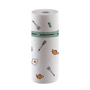 Disposable Cleaning Cloth Kitchen Paper Towel | Highly Absorbent and Durable Dishcloth | Multipurpose Household Wipe for Kitchen, Window, and Furniture Cleaning