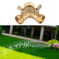 thumbnail image 4 of Hose Splitter, G3/4 Y Shape Hose Adapter Leakproof With Ball Valve For Greenhouse For Garden, 4 of 8