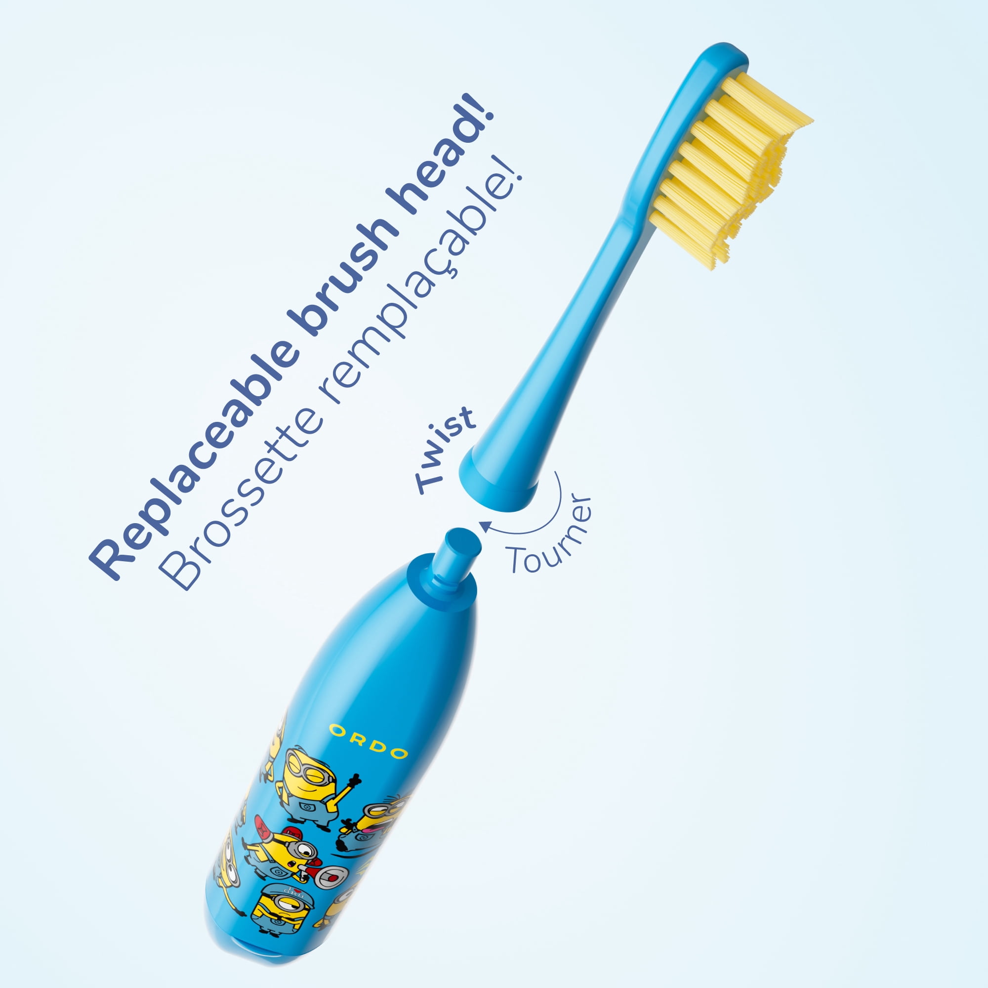 ORDO Sonic Kids Battery Toothbrush - Minions Blue