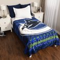 thumbnail image 4 of Couverture de luxe en velours des canucks de vancouver de la LNH, 4 of 6