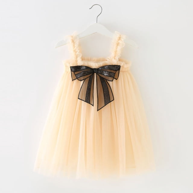 Robe de Fête Sans Manches pour Filles Tout-Petits pour les Vacances et les Spectacles de Danse