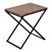 thumbnail image 3 of Kate and Laurel Laraway Table d'Appoint Pliant, 20x14x20, Naturel/noir, 3 of 10