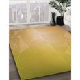 thumbnail image 3 of Ahgly Company Tapis d'Intérieur Lavables en Machine Rectangle Transitionnel Jaune Safran, 5' x 8', 3 of 7