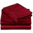 thumbnail image 3 of 800 Threat Count 100 % Egyptian Cotton 4-Pcs Sheet for Cot Bunk Bed-Perfect for Narrow Deep 15-Inch Solid Pattern, 3 of 4