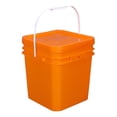 thumbnail image 4 of KLKCMS Square Bucket Portable Paint Pail for Paint Water Garage Arts Crafts Projects 25L, 4 of 9
