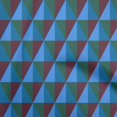 thumbnail image 1 of oneOone Rayon Royal Blue Fabric Geometric Sewing Material Print Fabric By The Yard 56 Inch Wide, 1 of 4